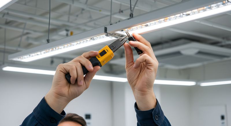 Cabinet Lighting Installation