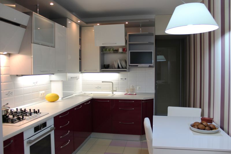 cabinet lighting installation